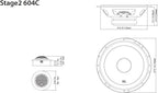 JBL Stage 2604C Component Car Speakers