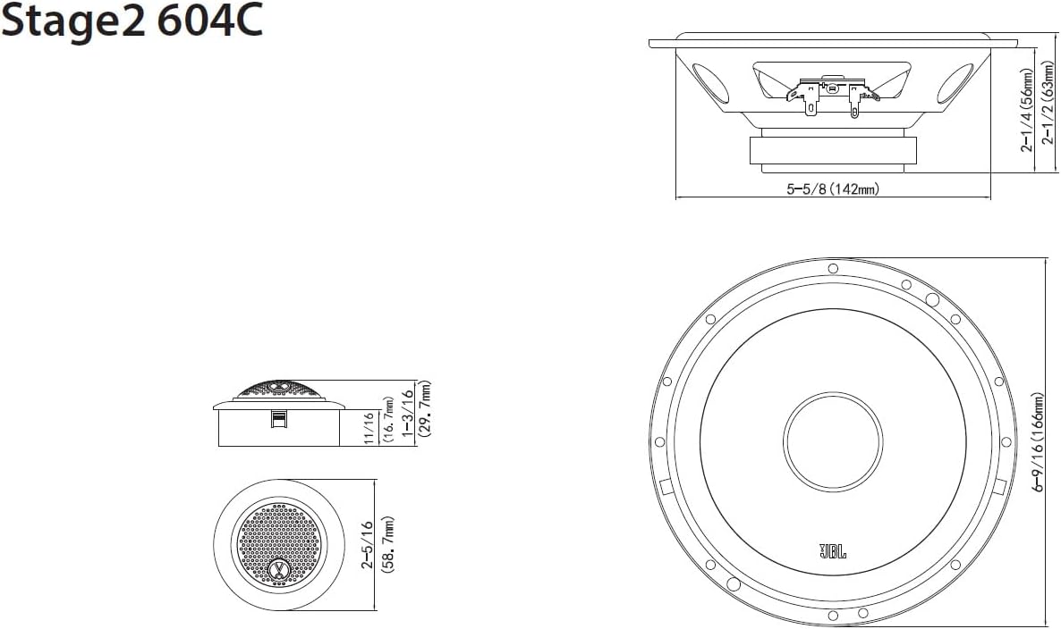 JBL Stage 2604C Component Car Speakers