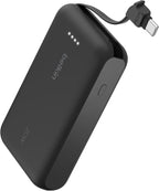 Belkin BoostCharge 10000mAh Power Bank with Integrated USB-C Cable - Black