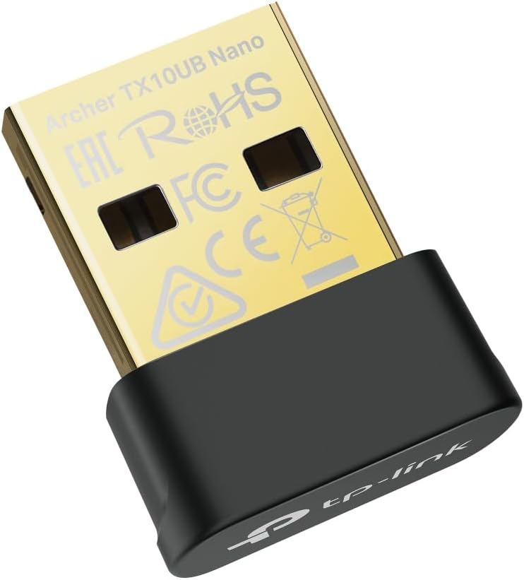 TP-Link Archer TX10UB Nano AX900Mbps WiFi 6 Dongle, Bluetooth 5.3 USB WiFi Adapter, Plug & Play, Lower Latency and Less Congestion, Advanced Security with WPA3, Supports Windows 11/10