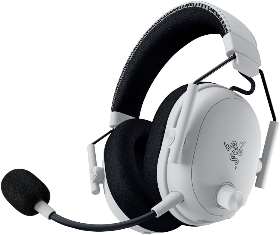 Razer BlackShark V3 X HyperSpeed Wireless Gaming Headset for PlayStation & Multi‑Platform — White — main product image