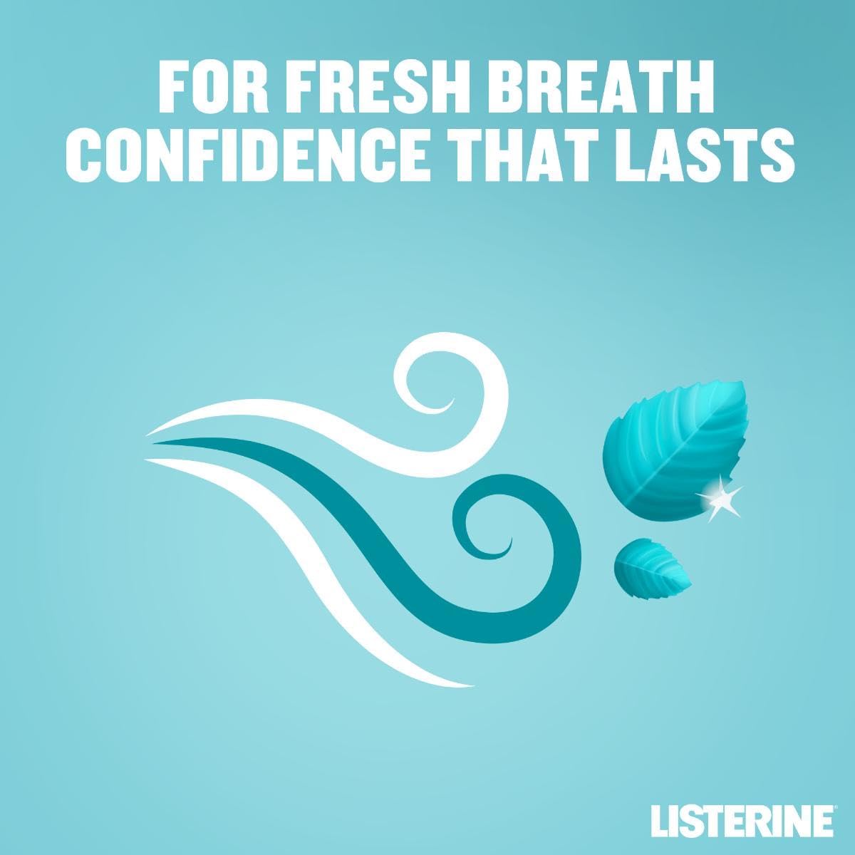 Listerine Cool Mint Milder Taste Mouthwash, 500 ml — additional product view 4