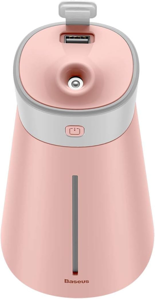 Baseus Mini Car USB Humidifier 380ml — Pink