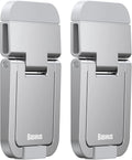 Baseus Metal Foldable Laptop Stand Base Desktop Portable Notebook Holder Cooling Bracket — Silver