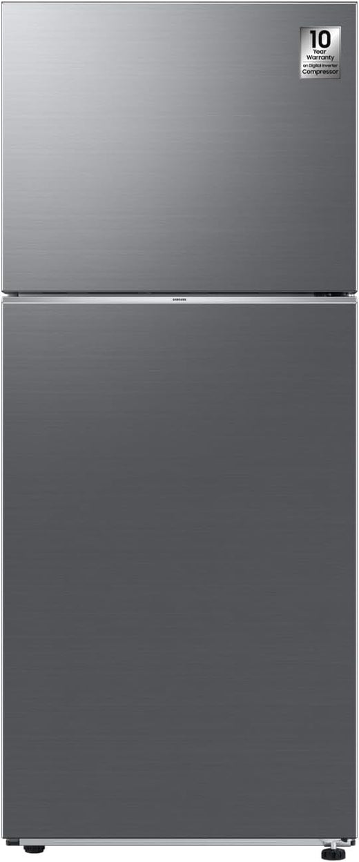 Samsung Top Mount Freezer Refrigerator with Optimal Fresh+, SpaceMax™, 388 L Net, Silver RT50CG6404S9A - (UAE version) 10-Year Compressor Warranty
