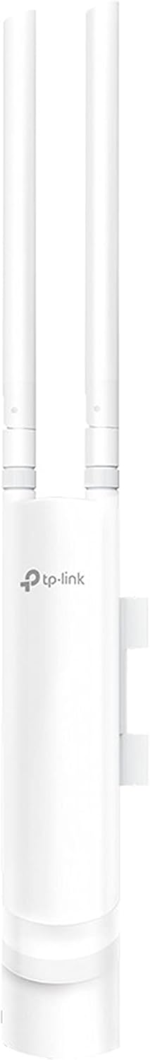 TP-Link Omada EAP110-Outdoor N300 Wireless Outdoor Access Point, WiFi Coverage up to 200 meters, Passive PoE with Free PoE Injector, SDN Integrated Cloud Access & Omada App
