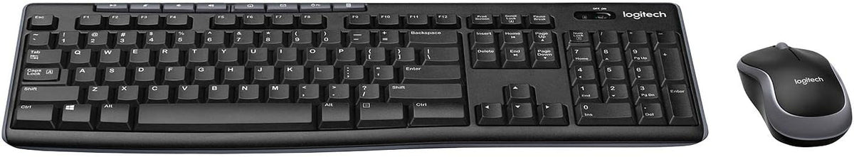 Logitech MK270 Keyboard and Mouse Combo — Black
