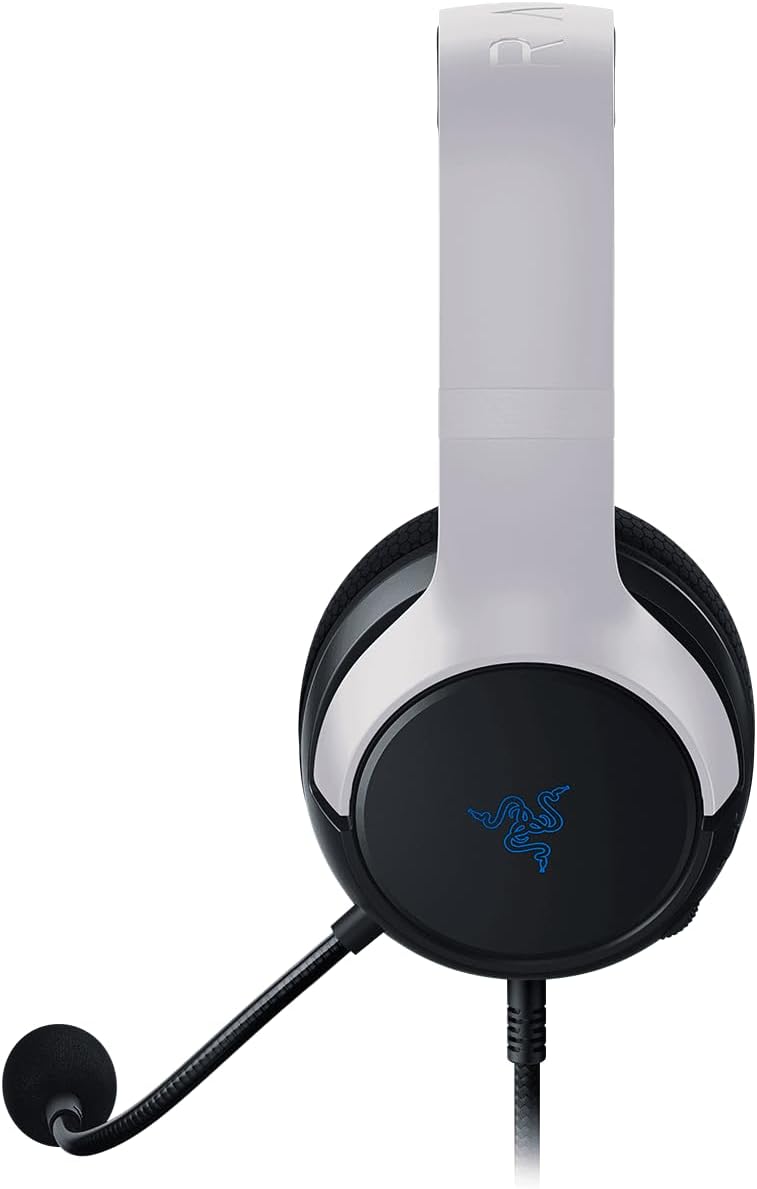 Razer Kaira X PlayStation Licensed Wired Gaming Headset — White/Dark Grey Heather — product image 2