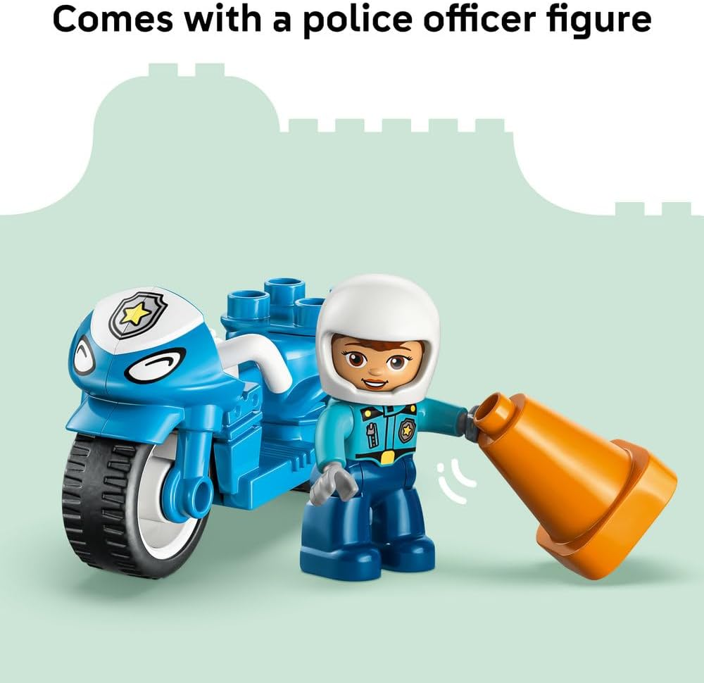 LEGO DUPLO Blue Police Motorcycle 10471 — image 7