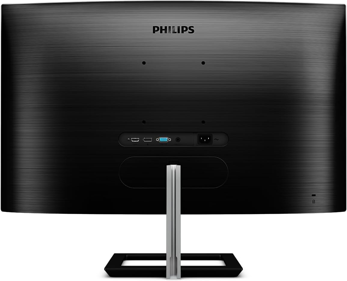 Philips 325E1C- 32 inch QHD Curved Monitor, 75Hz, 4ms, VA, AMD FreeSync, Flicker Free, Smart Image (2560 x 1440, 250 cd/m², HDMI 1.4/VGA/.DP 1.2) — Black