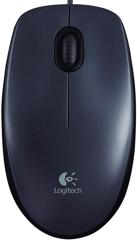 Logitech M90 Wired Mouse — Grey