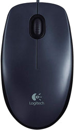 Logitech M90 Wired Mouse — Grey