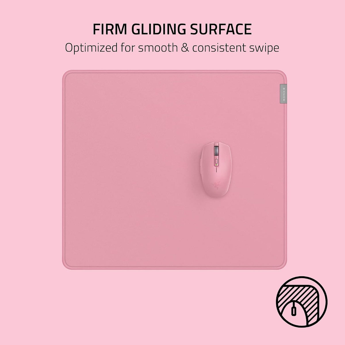 Razer Strider Hybrid Mouse Mat with a Soft Base & Smooth Glide — Quartz — product image 2