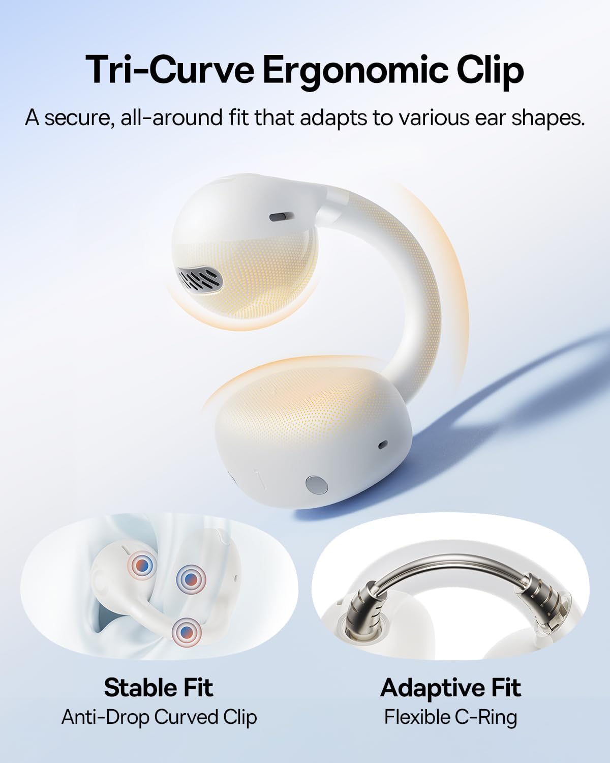 Baseus Bass BC1 Open-Ear Earbuds — White