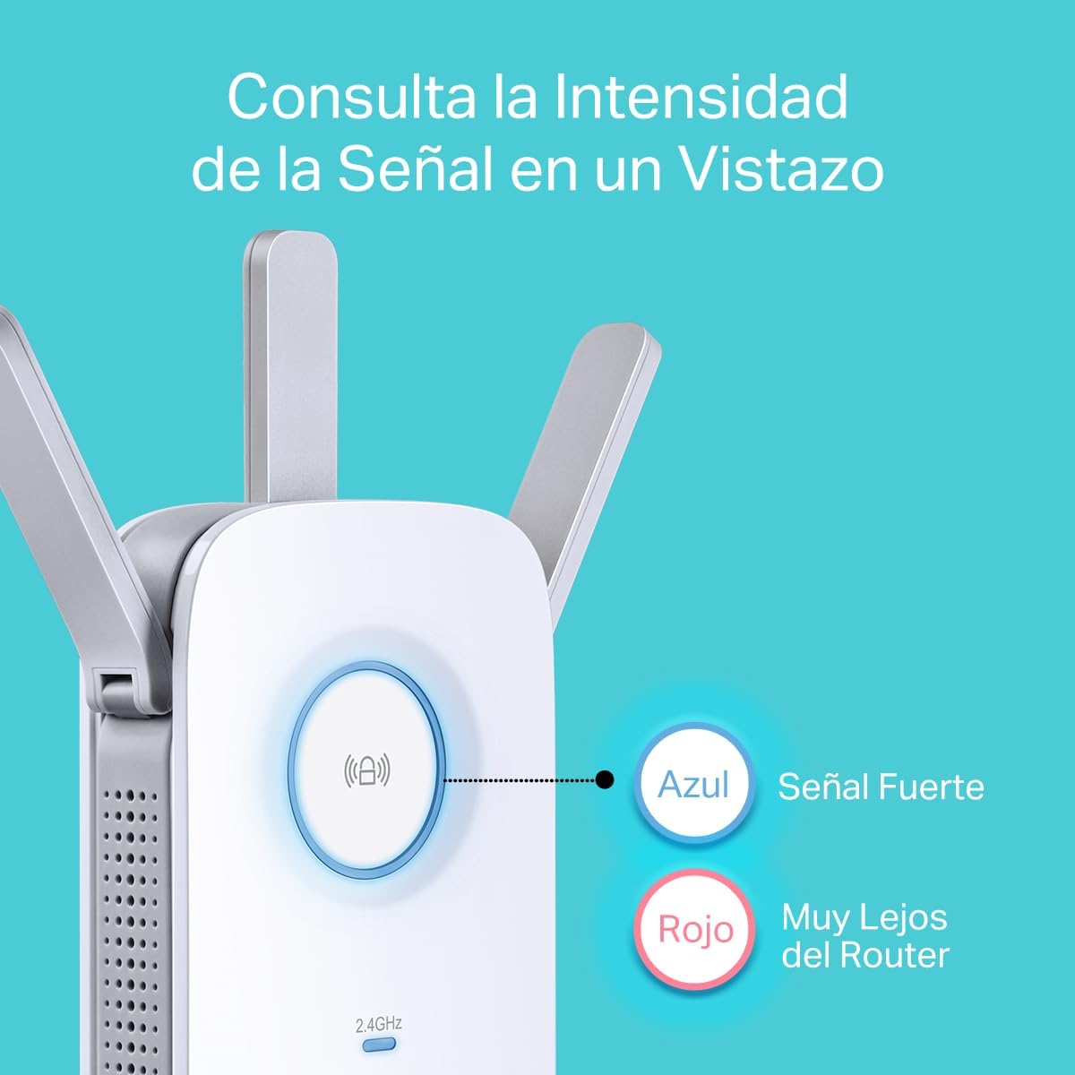 TP-Link AC1750 WiFi Extender (RE450), PCMag Editor's Choice, Up to 1750Mbps, Dual Band WiFi Repeater, Internet Booster, Extend WiFi Range further