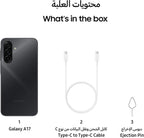 Samsung Galaxy A17 LTE, Android Smartphone, 256GB Storage, 8GB RAM, Black, 6x OS Upgrades, Large Display, 50MP OIS Camera (UAE Version)