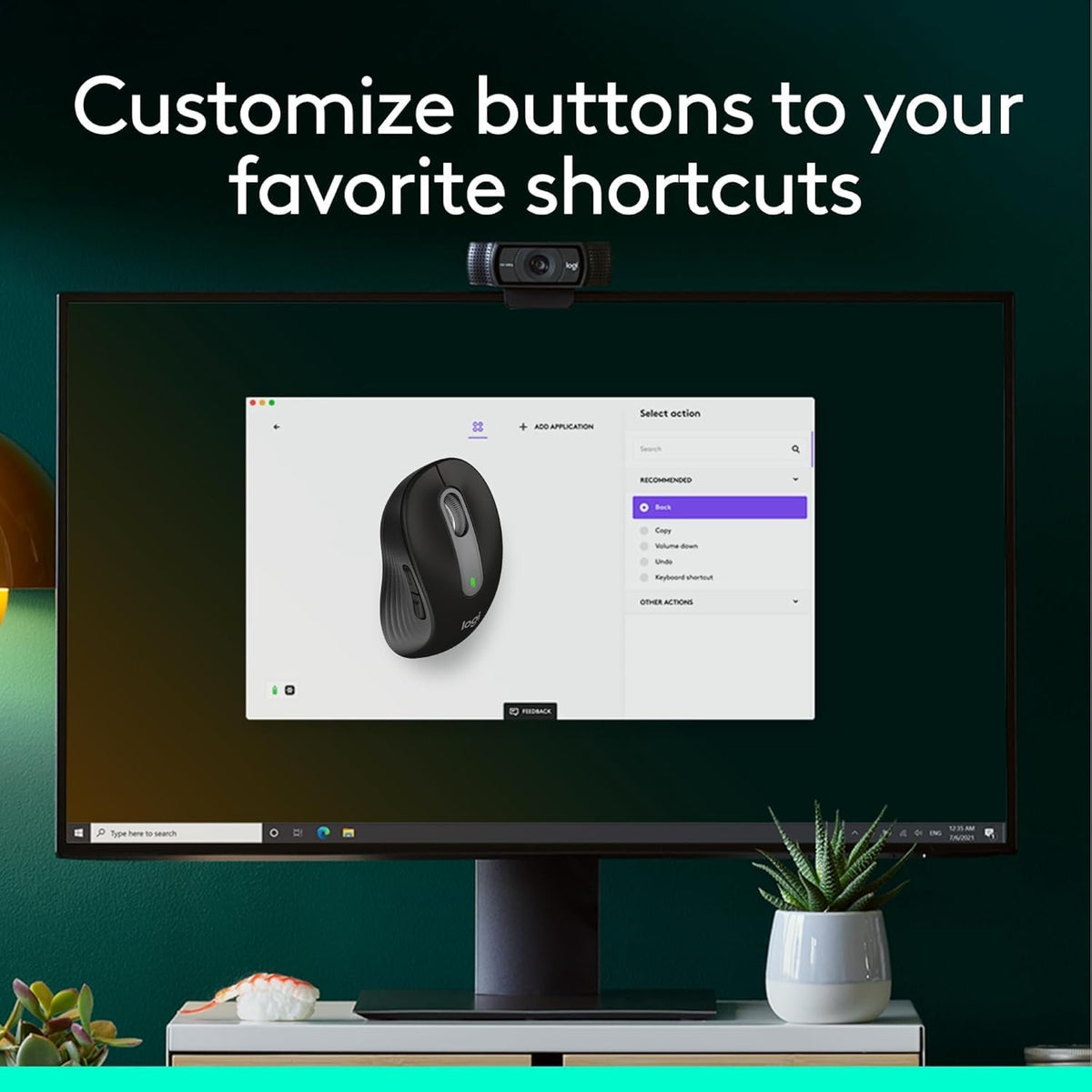 Logitech M650 Wireless Mouse — Graphite