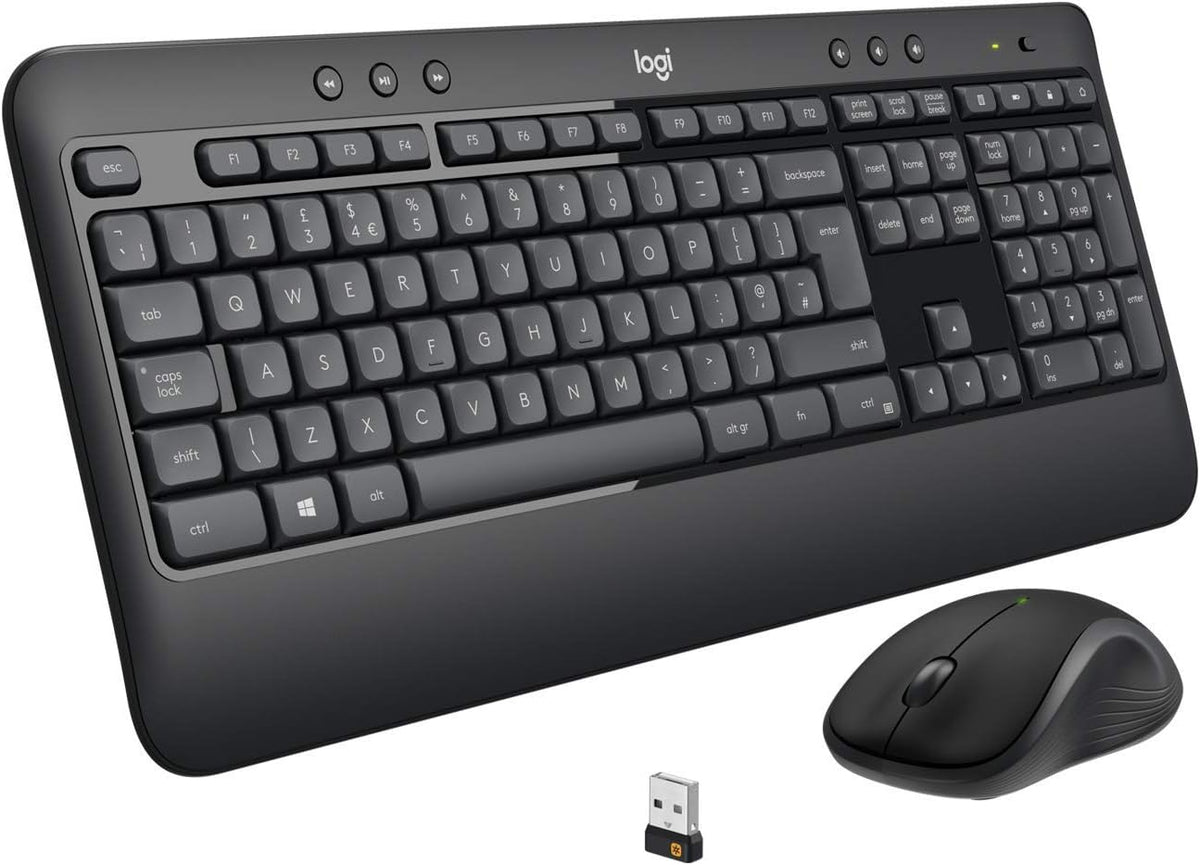 Logitech BRIO 500 Webcam and MK540 Combo Bundle — Black