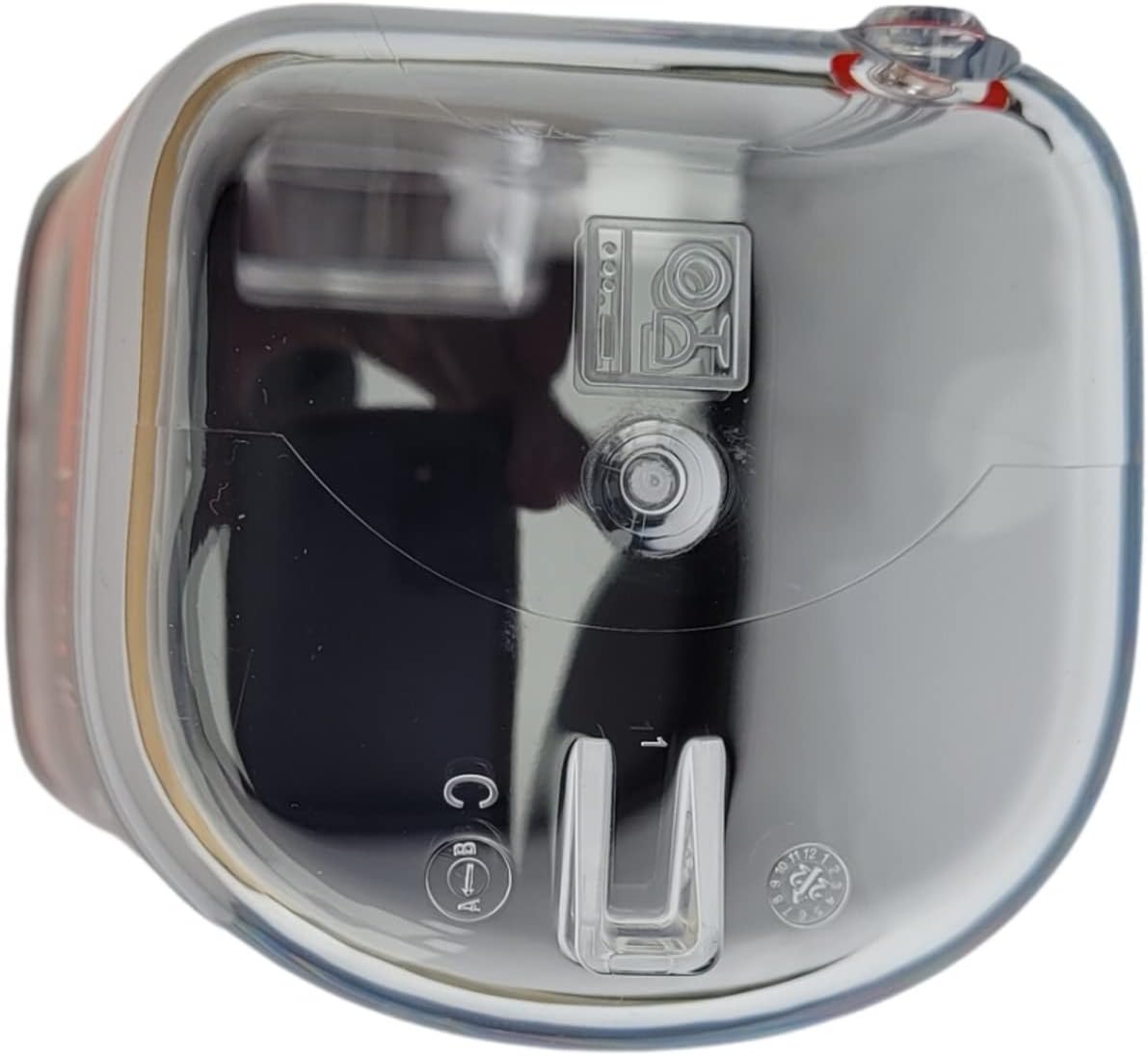 Philips Milk Container (Version C) for LatteGo Coffee Maker, Black, Silver, Transparent — Black, silver, transparent