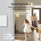 Tapo Smart Light Switch 2 Gang 1 Way