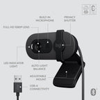 Logitech BRIO 105 Webcam — Graphite