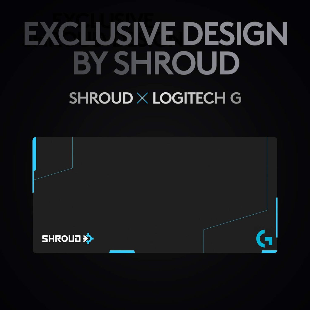 Logitech G840 Shroud Edition Mouse Pad — Black