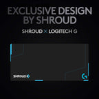 Logitech G840 Shroud Edition Mouse Pad — Black