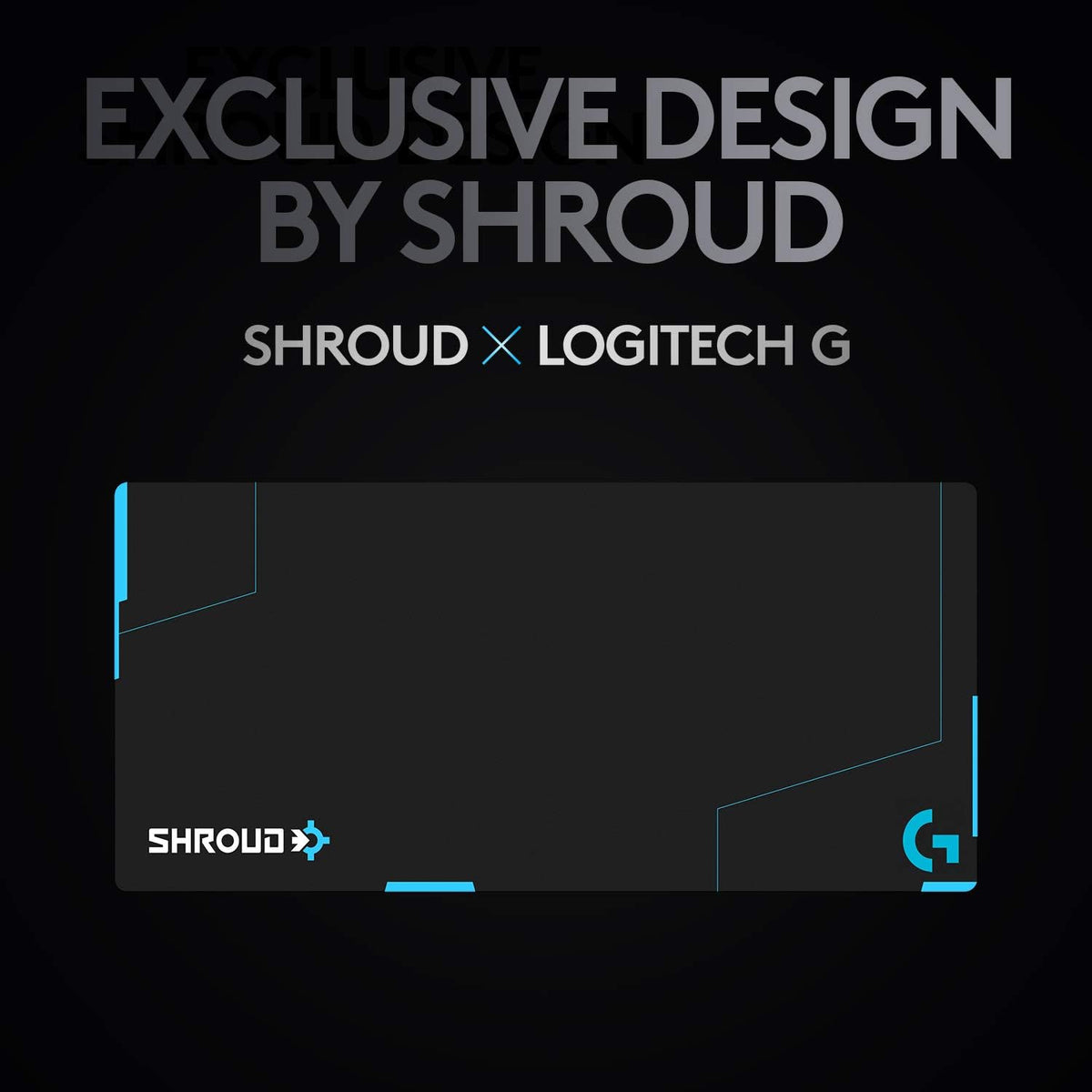 Logitech G840 Shroud Edition Mouse Pad — Black