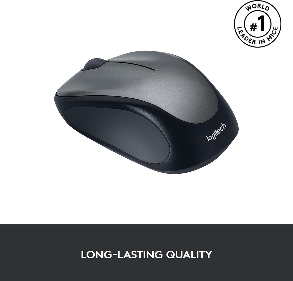 Logitech M235 Wireless Mouse — Grey