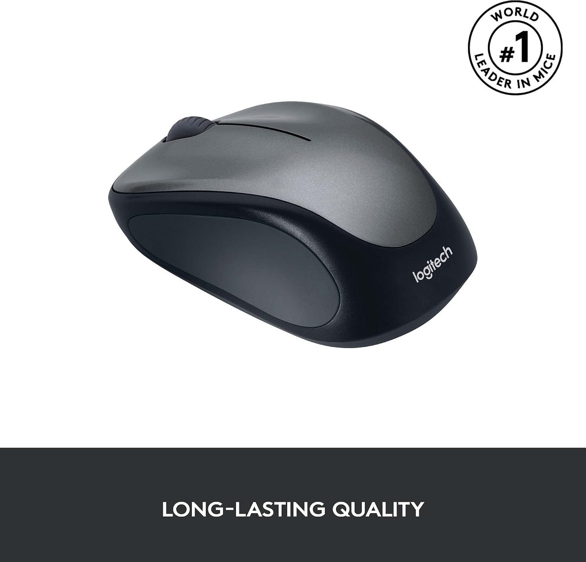 Logitech M235 Wireless Mouse — Grey