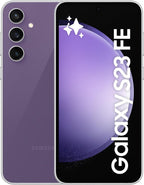 Samsung Galaxy S23 FE 5G, AI Phone, Dual SIM Android Smartphone, 8GB RAM, 128GB Storage, Purple (UAE Version)