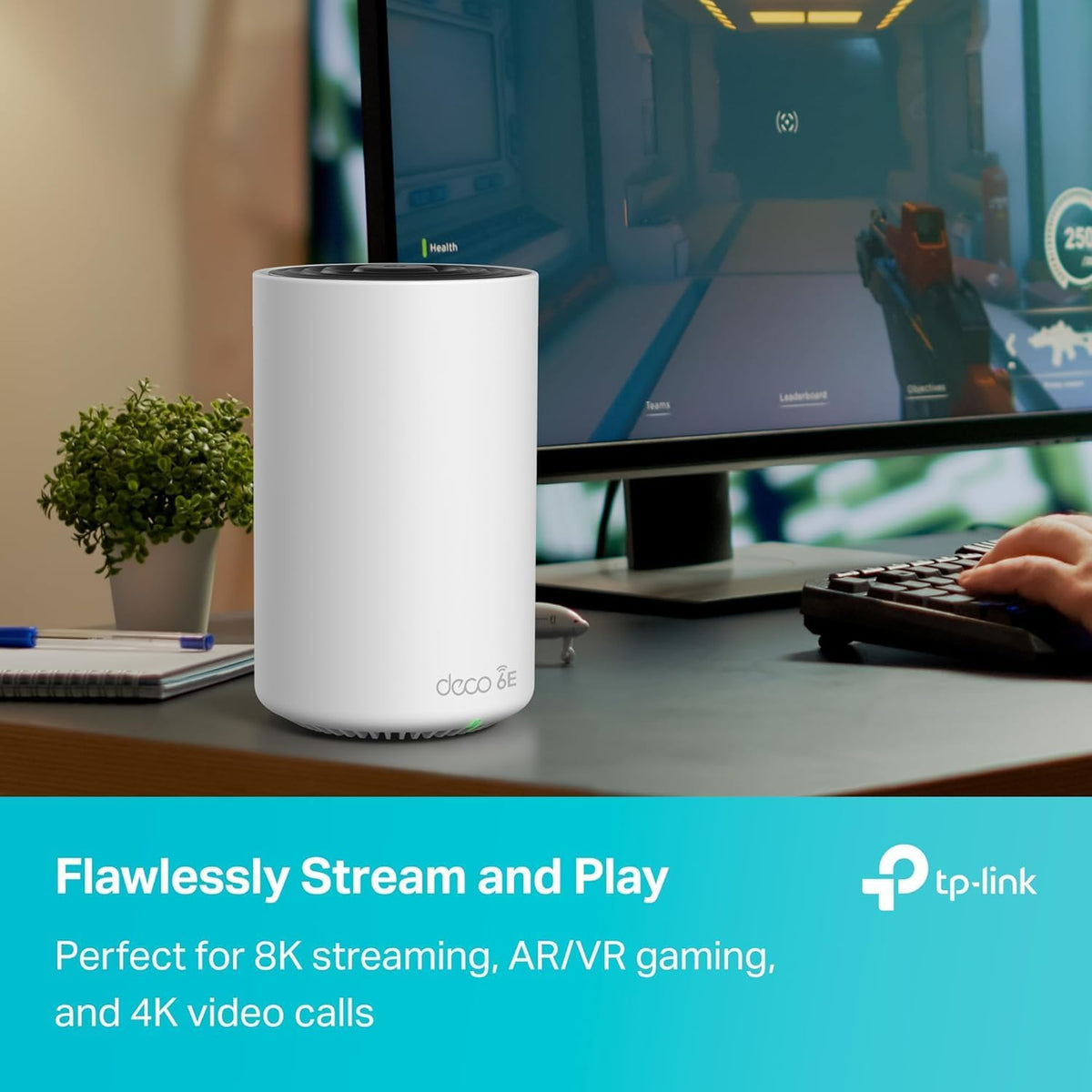 TP-Link Deco AXE4900 Tri-Band WiFi 6E Mesh WiFi System (Deco XE70 Pro)| 2.5G WAN/LAN Ports | 4.9 Gbps Wi-Fi | 7,200 Sq. Ft Coverage | Connect up to 200 Devices | New 6 GHz Band | 3-Pack |2024 Release