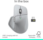 Logitech MX Master 4 Wireless Mouse — Pale Grey