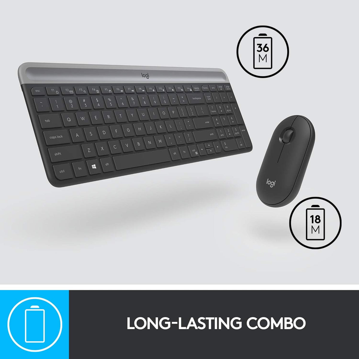 Logitech MK470 Keyboard and Mouse Combo — Graphite