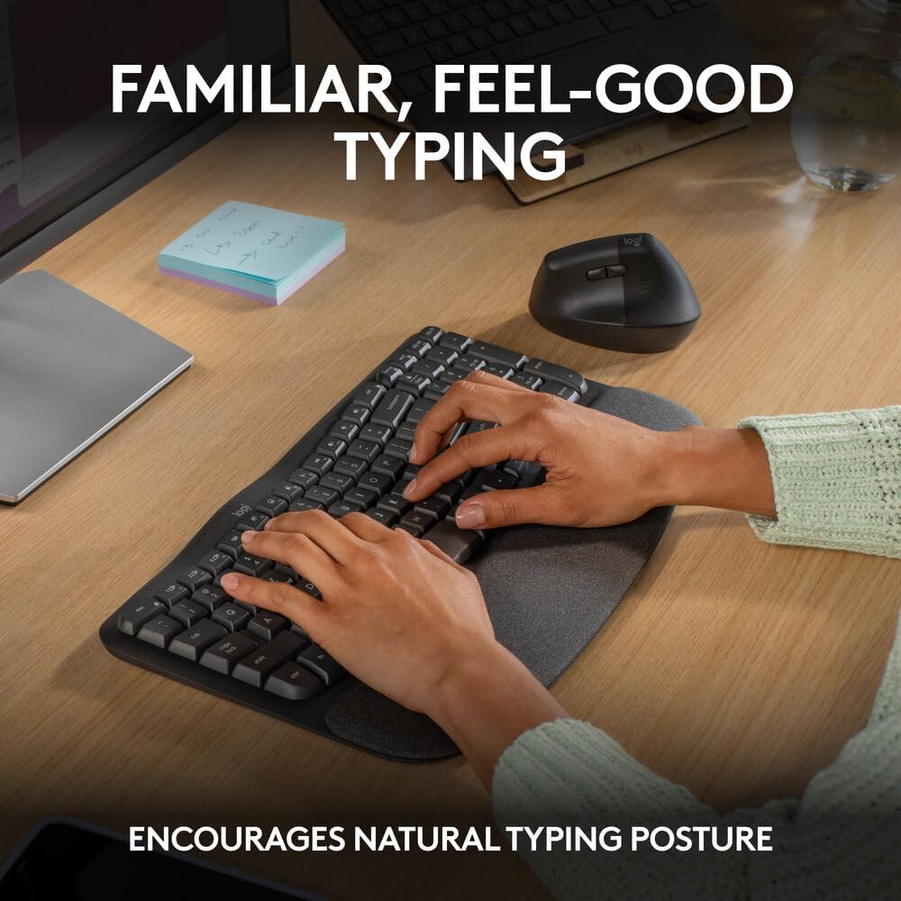Logitech Wave Keys Keyboard — Graphite