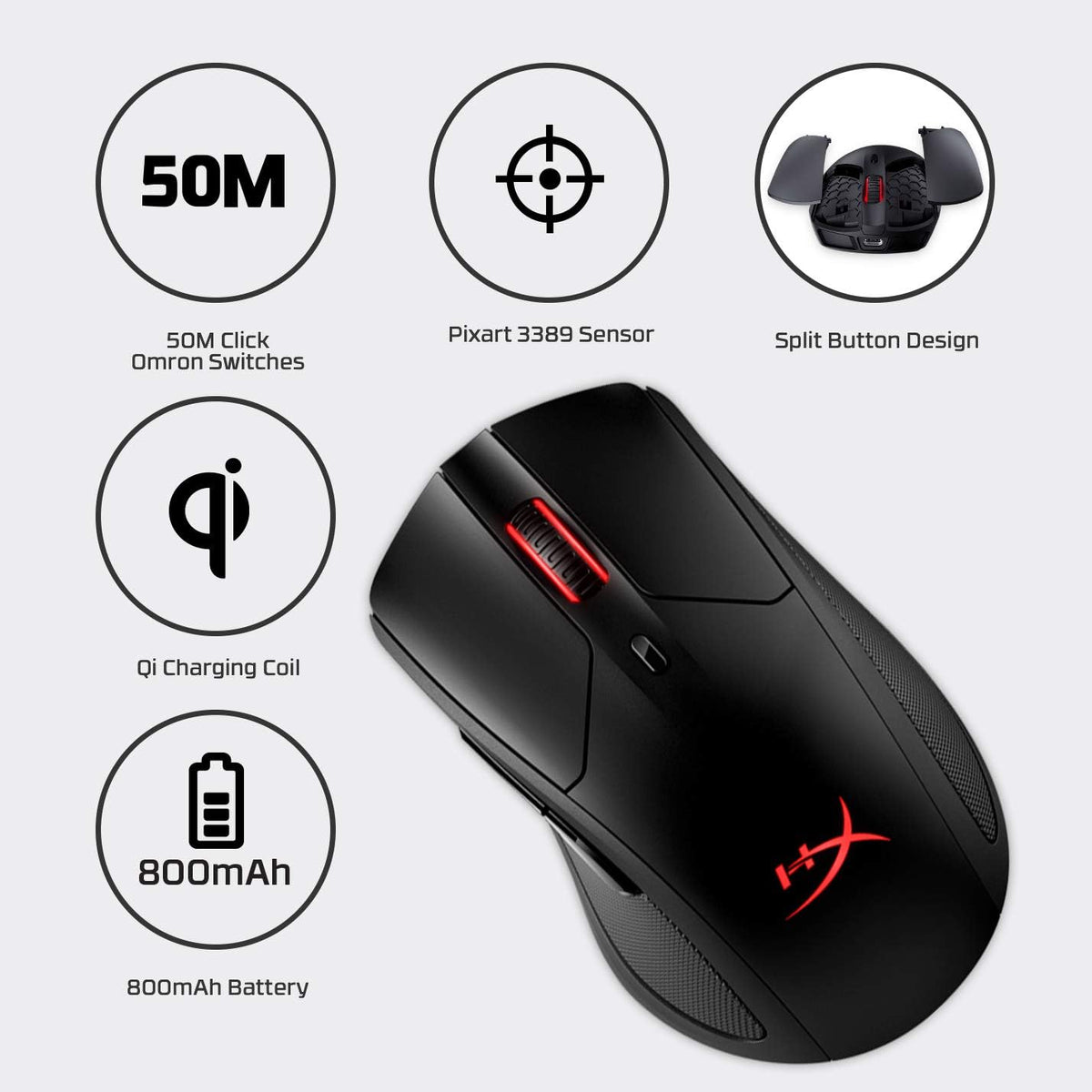HyperX HX-MC006B Pulsefire Dart — product image 6