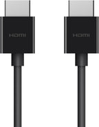 Belkin Ultra High Speed Premium HDMI 2.1 Cable, 4K/ Dolby Vision HDR, Optimal Viewing For Apple TV, 2m/ 6.6ft Black, AV10175bt2MBKV2