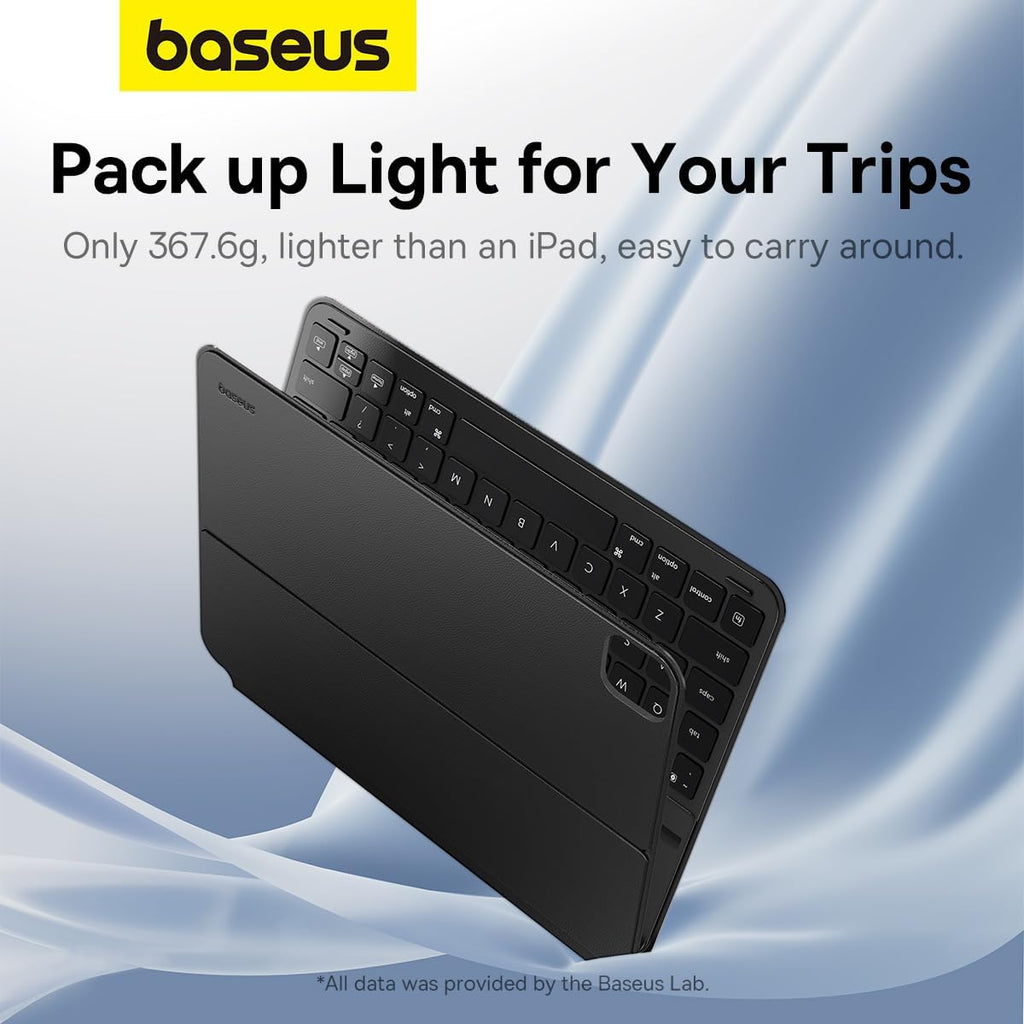 Baseus Magnetic Keyboard Case for iPad Pro 12.9-inch (5th/6th Gen) — Black