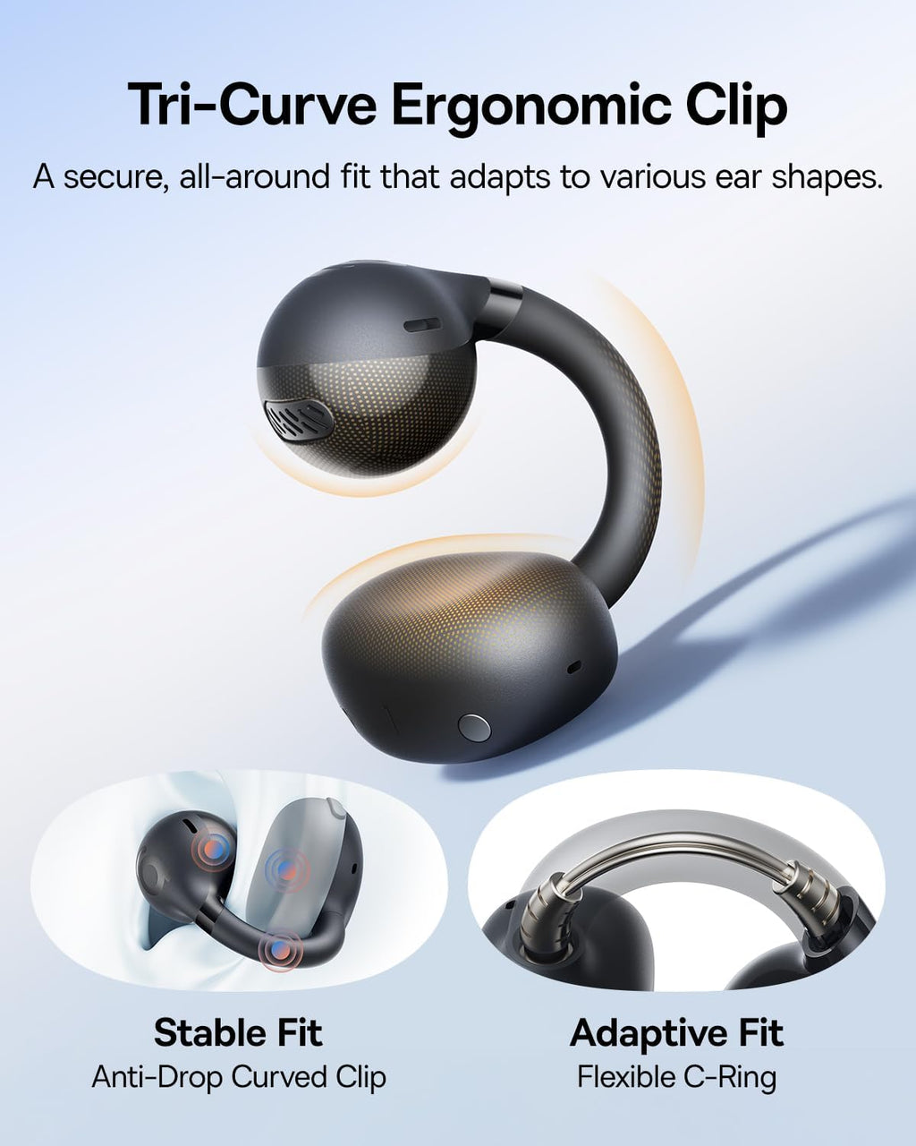Baseus Bass BC1 Open-Ear Earbuds — Black