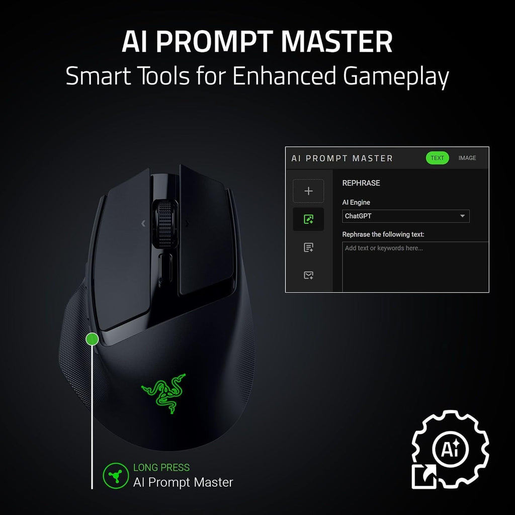 Razer Basilisk Mobile Portable Ergonomic Wireless Gaming Mouse — product image 7