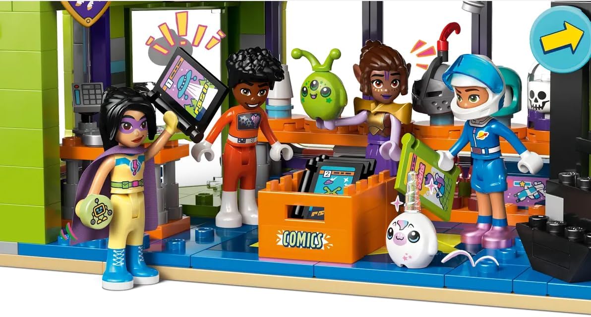 LEGO Friends Comic Book & Game Store Building Set, Gift for Kids 42674 — image 4