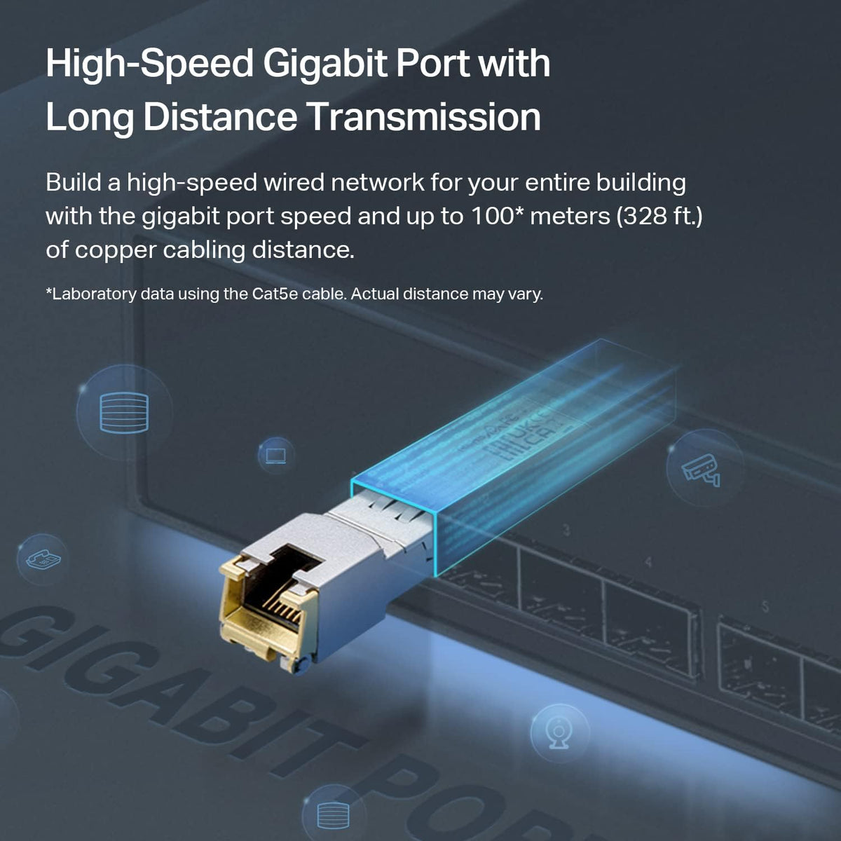 TP-Link TL-SM331T | 1000Base-T RJ45 SFP Module | 1.25G Copper SFP Transceiver | SFP to Ethernet | Plug and Play | Hot Pluggable | Up to 100m distance | | Durable Metal Casing | Versatile Compatibility