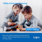TP-Link Tapo Pan/Tilt Smart Security Camera, Indoor CCTV, 360 Rotational Views, Works with Alexa&Google Home, No Hub Required, 1080p, 2-Way Audio, Night Vision, SD Storage, Device Sharing (TC70)