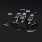 Logitech G920 Racing Wheel and Pedals — Black