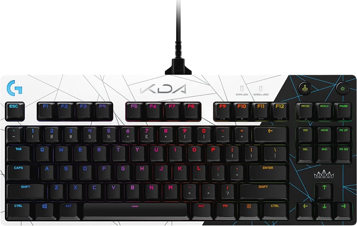 Logitech G PRO K/DA Mechanical Gaming Keyboard — White