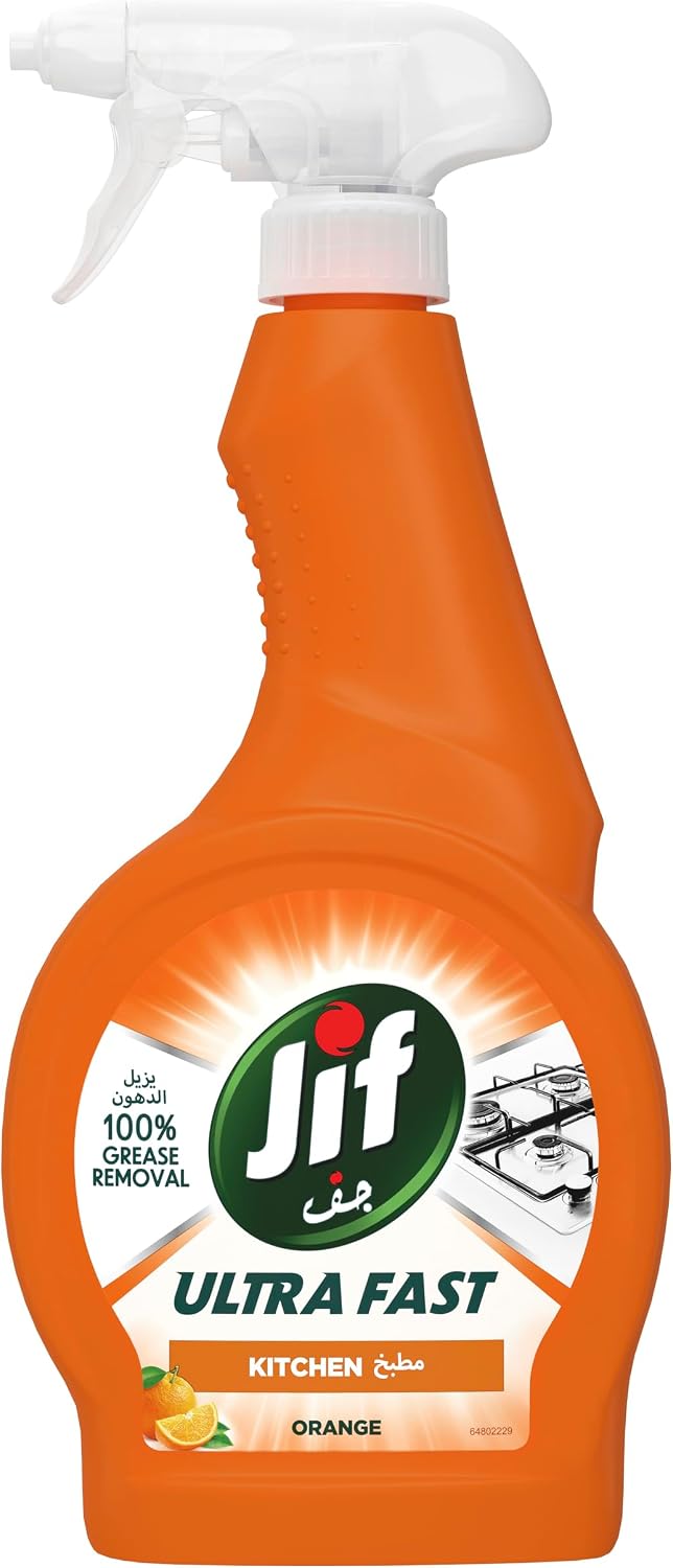 JIF Ultra Fast Cleaner Spray, for Kitchen, 100% tough grease removal, 500ml — additional product view 3
