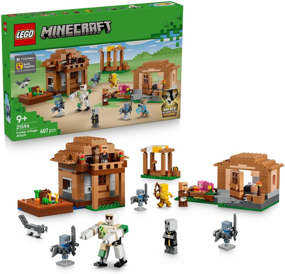 LEGO Minecraft Evoker Village Attack 21596 — image 1