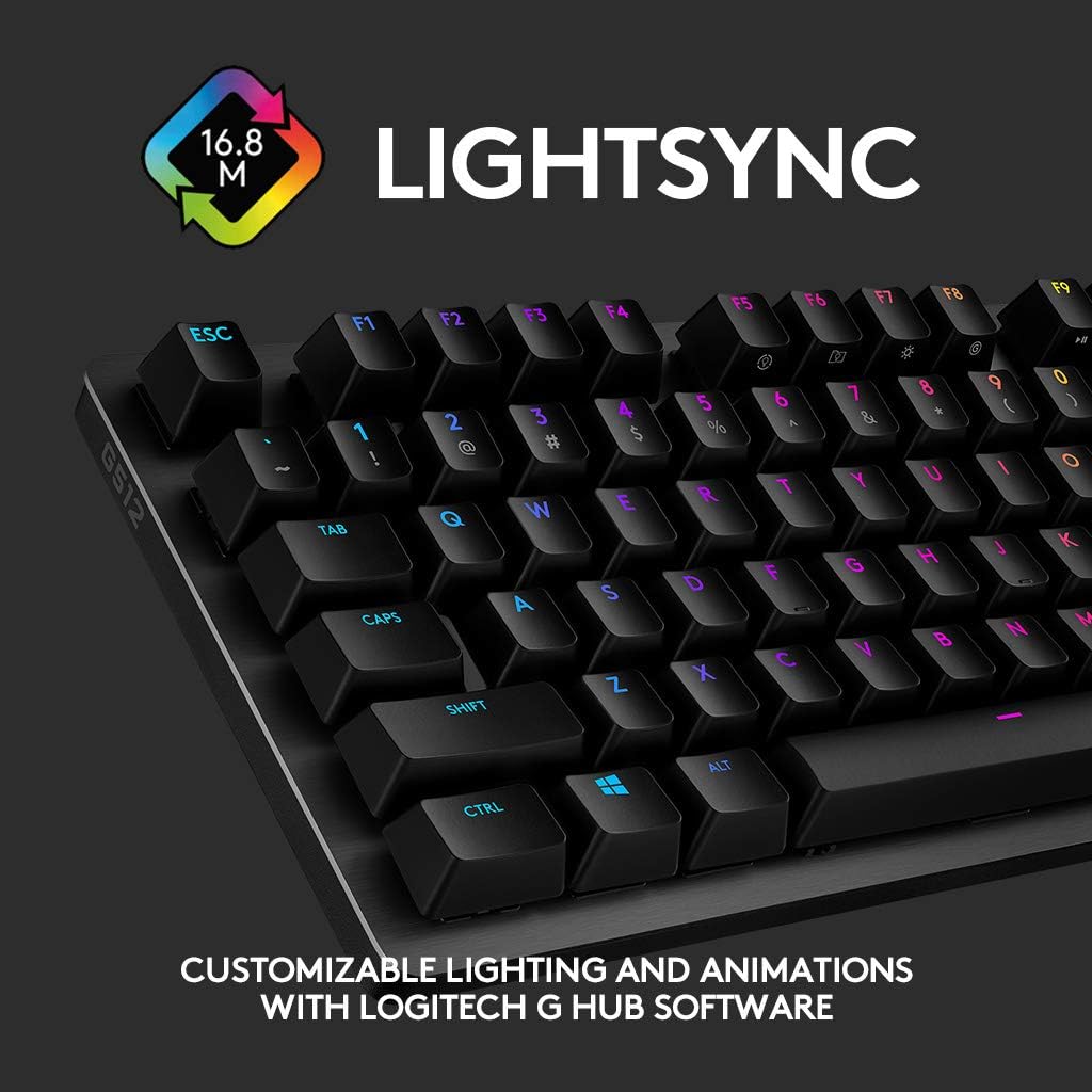 Logitech G512 Gaming Keyboard — Black