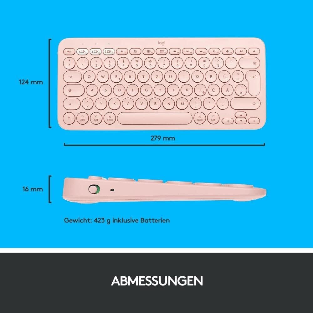 Logitech K380 for Mac Keyboard — Pink
