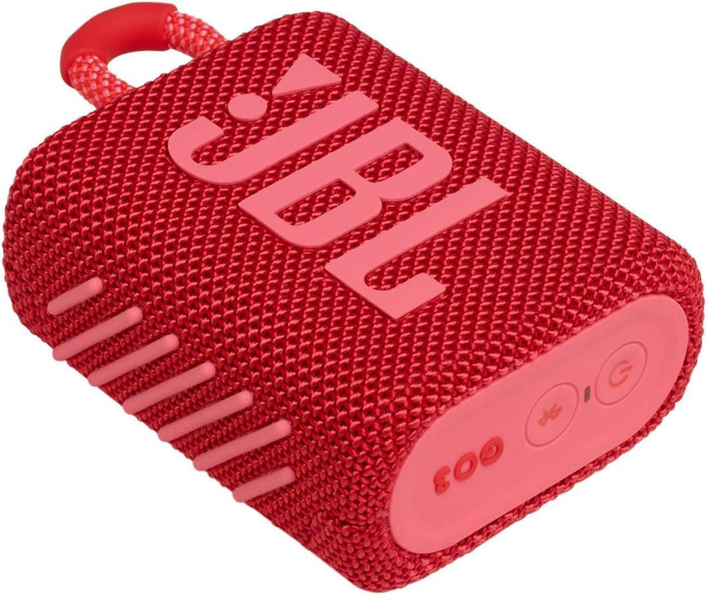 JBL Go 3 with Storage Bag — Red